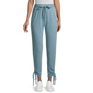 MICHAEL Michael Kors Light Blue Ruched Cozy Joggers - M NWT